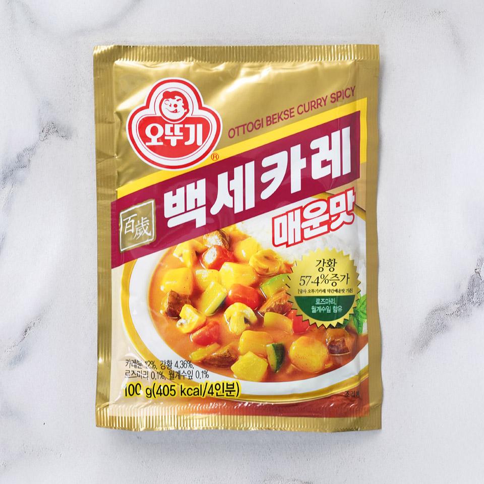 메가마트 오뚜기 백세카레 매운맛 100g - 상품 이미지