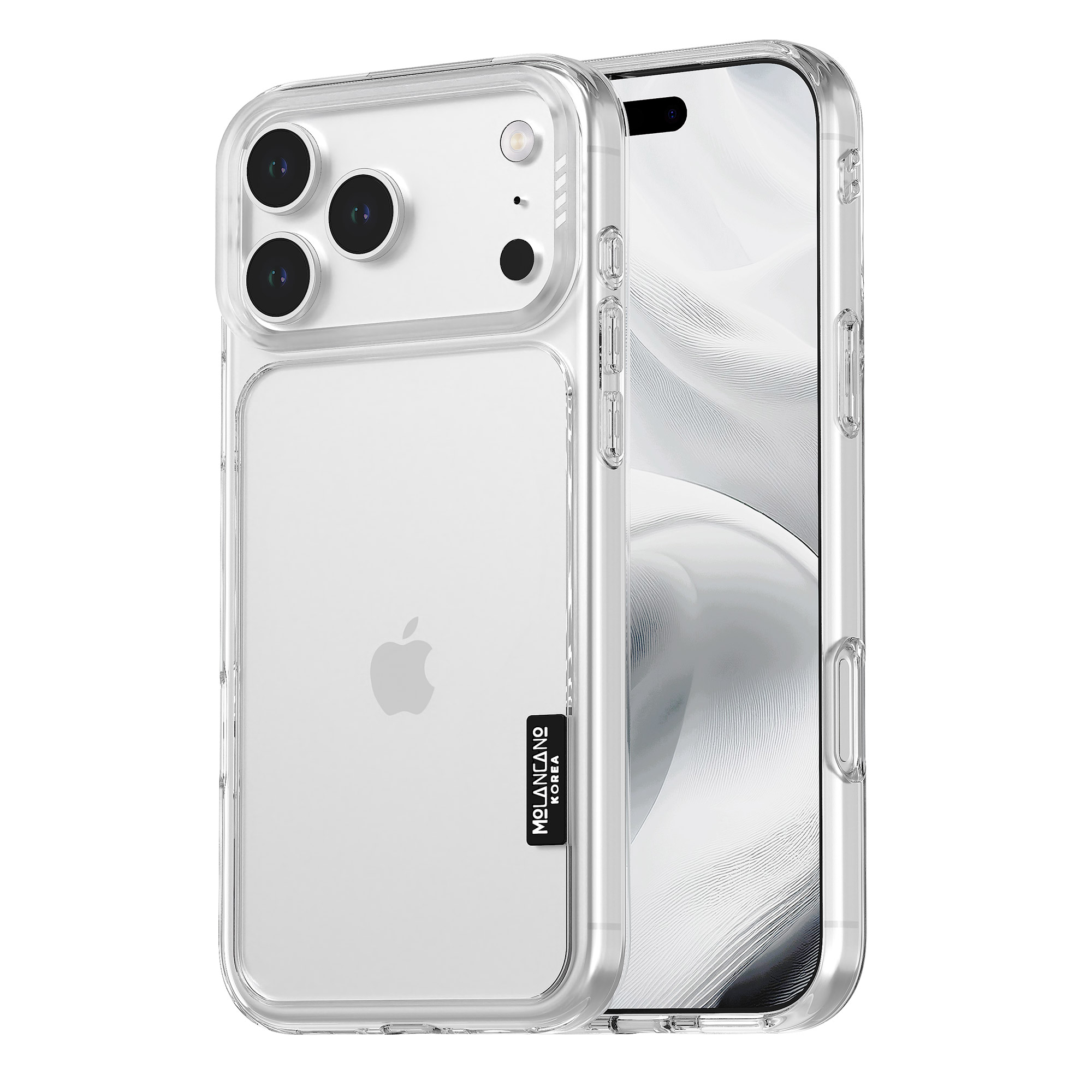 크리스탈 에어쿠션 범퍼 클리어 젤하드 케이스 투명, 아이폰17 에어