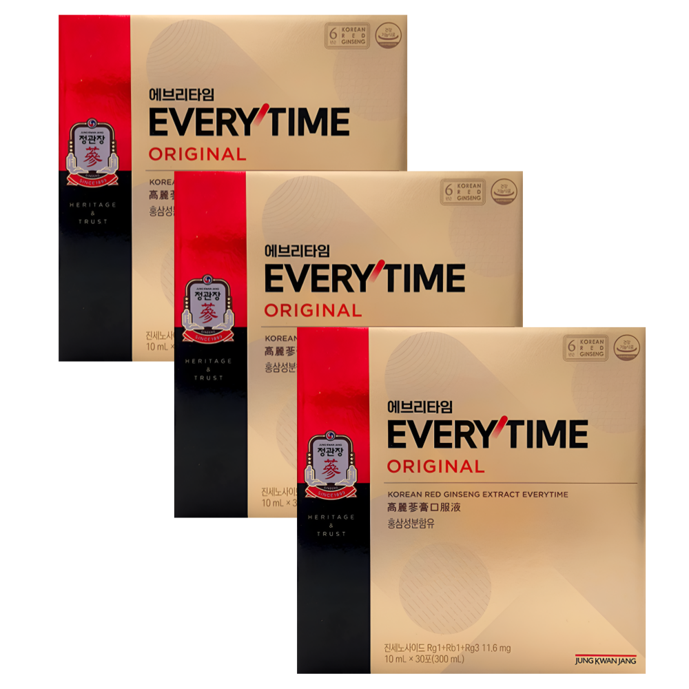 정관장 에브리타임 오리지널 애브리타임 쇼핑백동봉 30포X3박스