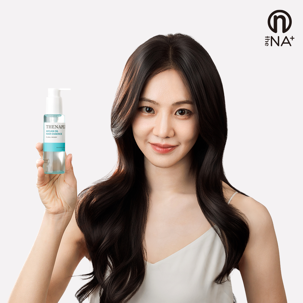 더나플러스 한지은 아르간 오일 헤어 에센스 100ml 손상모 볼륨 케어 플로럴 우디향 - 상세 이미지 3