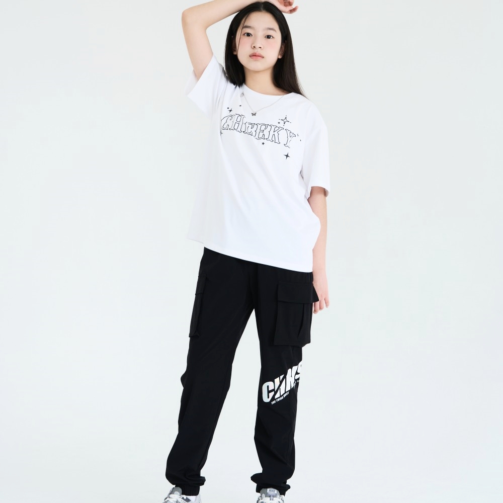 더데이걸 목걸이 박시 티셔츠 TGRA24412 - 상세 이미지 3