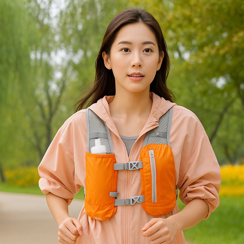 런닝 조끼 베스트 트레일러닝 조끼 마라톤 트레킹 등산 여름 - 상세 이미지 4