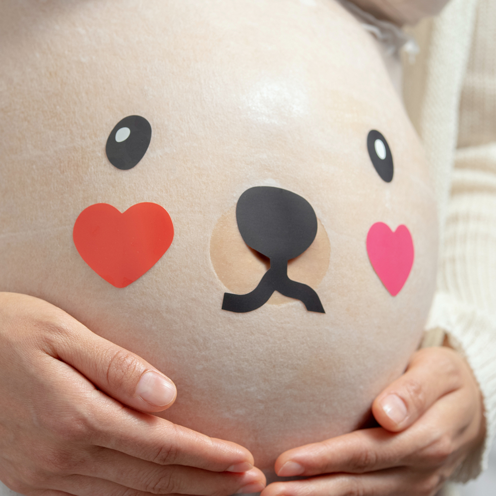 튼튼맘스 임산부 비건 베어벨리팩 (베어리) 55ml 7매입