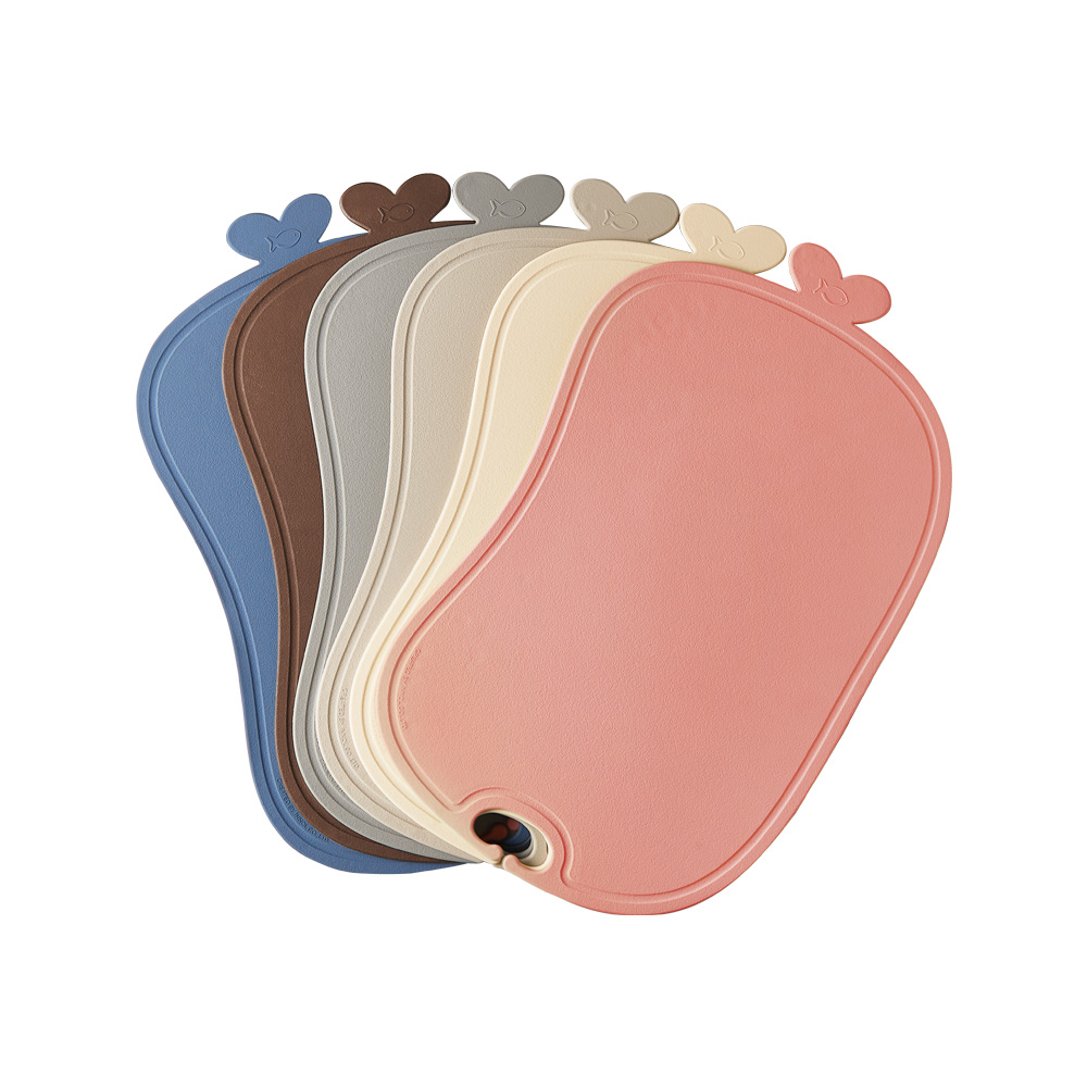 innol 국산 TPU 실리콘 향균 국민 이유식 도마 칼집 칼자국 안나는 도마 세트