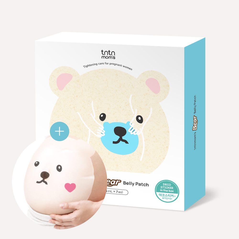 튼튼맘스 임산부 비건 베어벨리팩 (베어리) 55ml 7매입