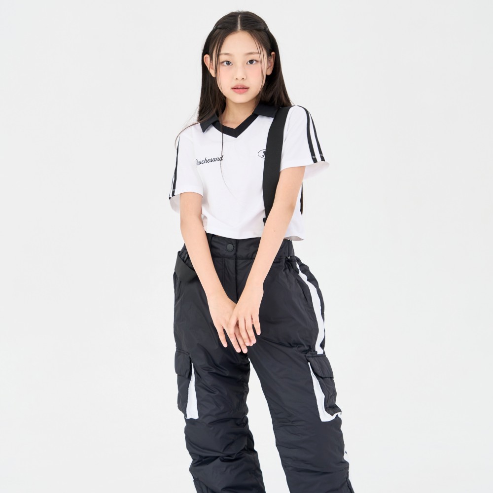 더데이걸 스포티 카라 크롭티 TGRA24410 - 상세 이미지 2