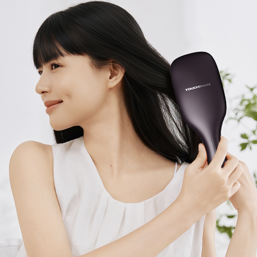 펄케어 터치뷰티 두피 마사지기 탈모 케어 관리기 음이온 모발 관리 디바이스 브라운 1EA 이미지 8