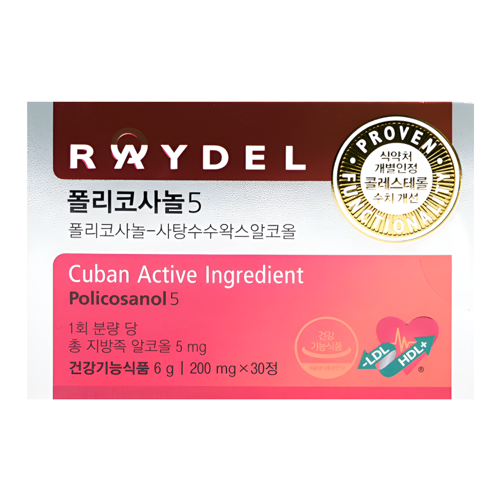 레이델 폴리코사놀5 HDL LDL 케어 30정X1박스