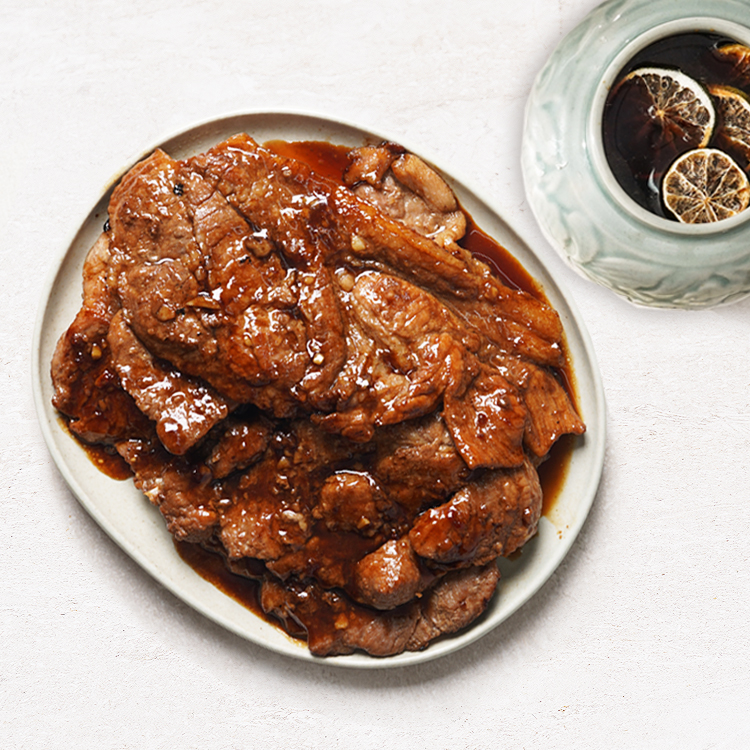 돼지갈비 맛 칼집듬뿍 왕돼지구이 400g 이미지 2