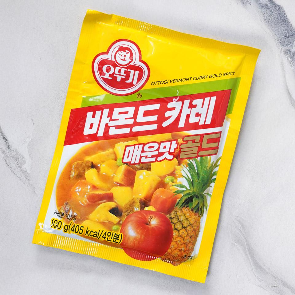 메가마트 오뚜기 바몬드카레 매운맛 골드 분말 100g - 상세 이미지 2
