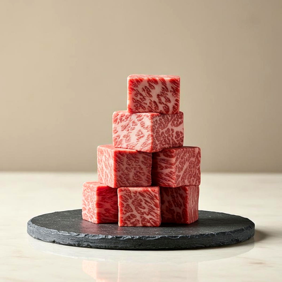 한우 1++ 깍뚝등심 300g 구이용 요리용 냉동 소고기