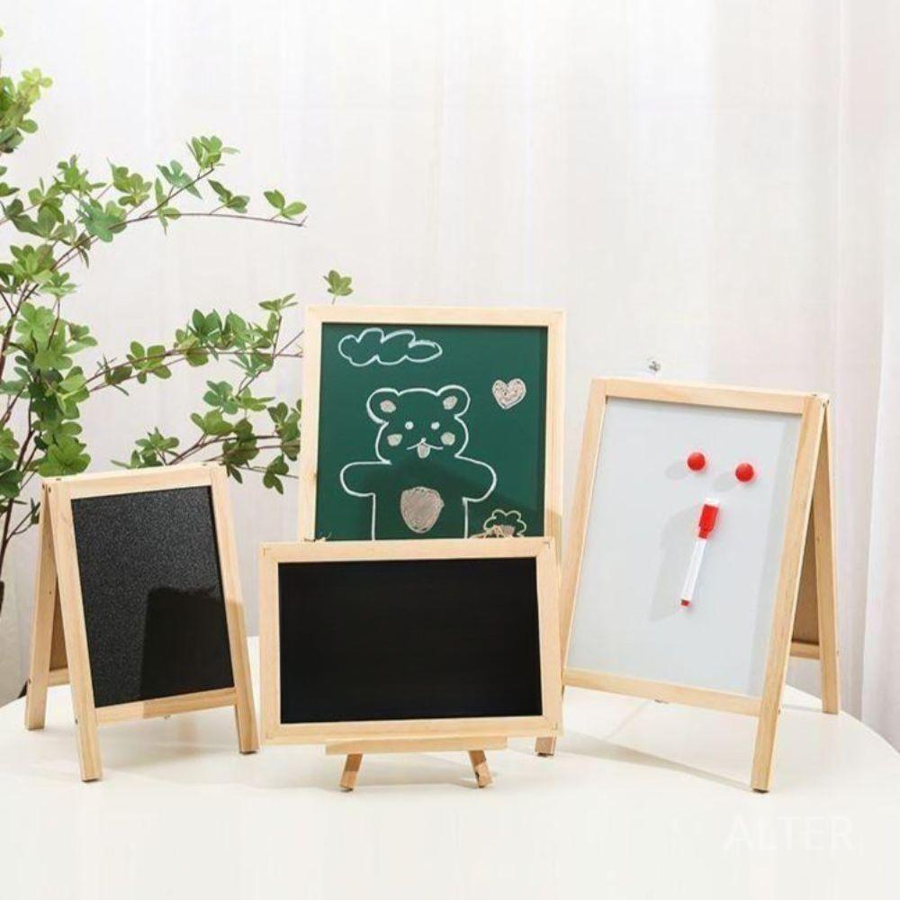 양면 세우는 칠판 식당 자석 계획표 스탠드 보드 메뉴판 호텔 수직형 40x60cm 단면 흑판(비자석) 스탠드 - 상세 이미지 2