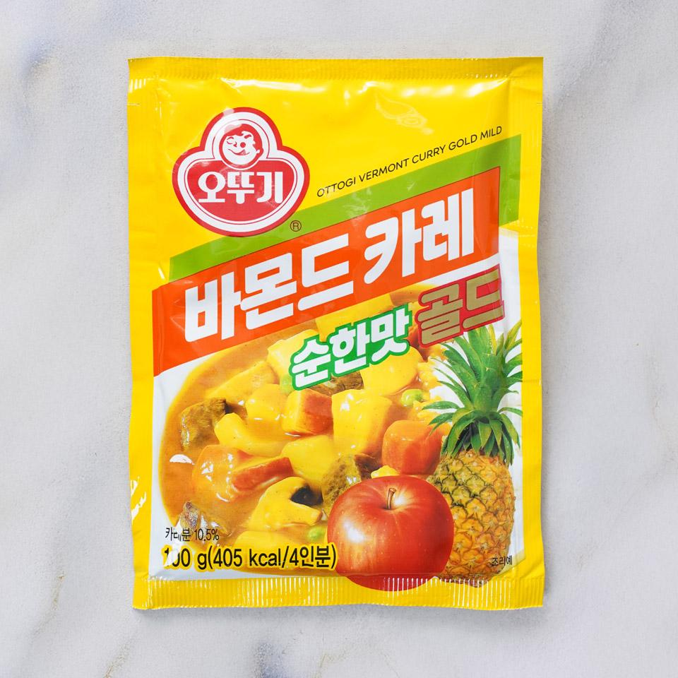 메가마트 오뚜기 바몬드카레 순한맛 골드 분말 100g - 상품 이미지
