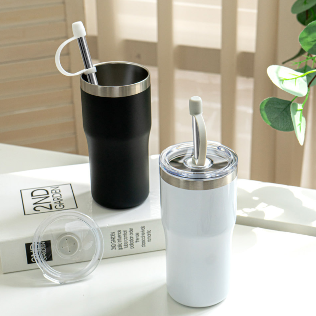 스텐텀블러 500ml 이중단열 보온보냉 스텐물병 빨대텀블러 - 상세 이미지 2
