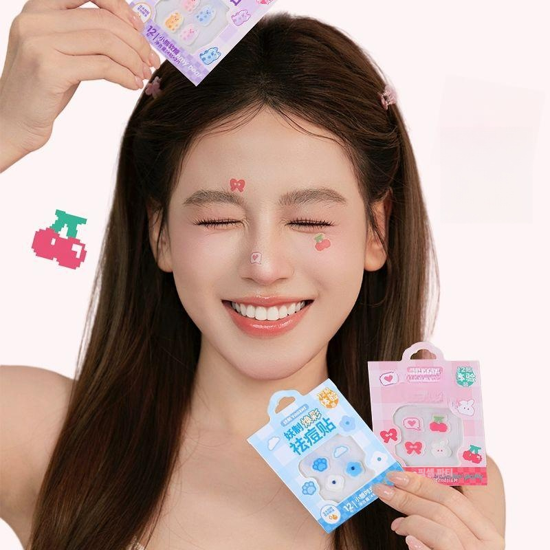 솔비에 별여드름패치 스팟 패치 ootd별모양여드름패치 캐릭터여드름패치 귀여운 12장 곰 젤리 이미지 6