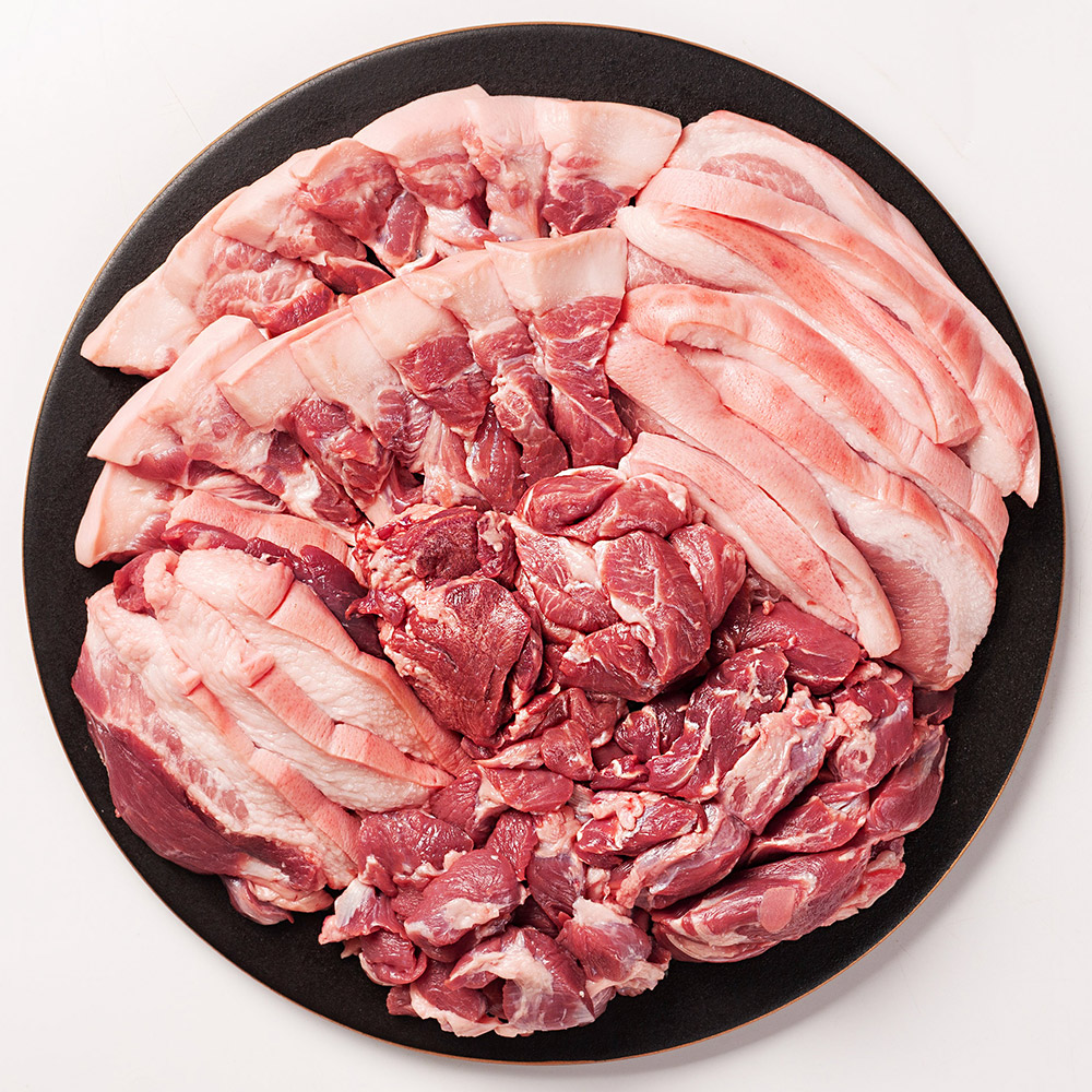 국내산 특수부위 뒷고기 600g 돼지고기 캠핑음식