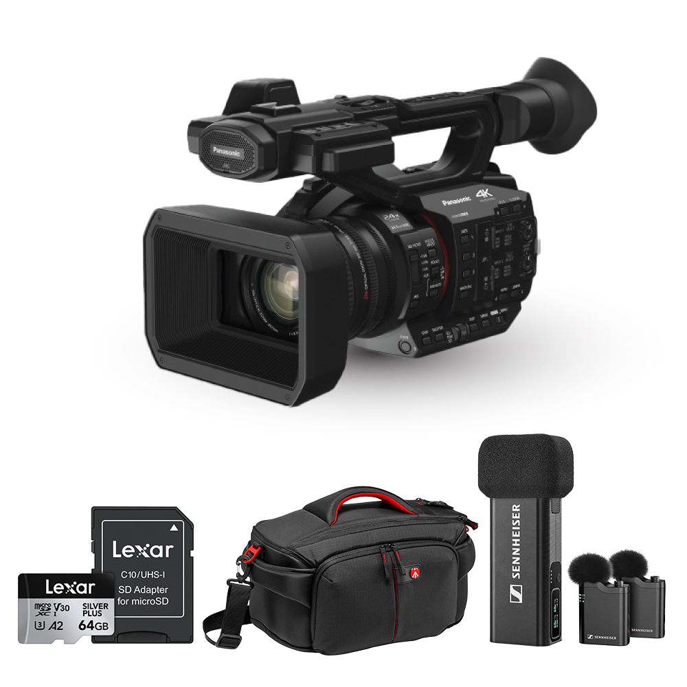파나소닉 HC-X20GGD 4K 캠코더 무선마이크 2채널 마스터 패키지 Profile Wireless - 상품 이미지