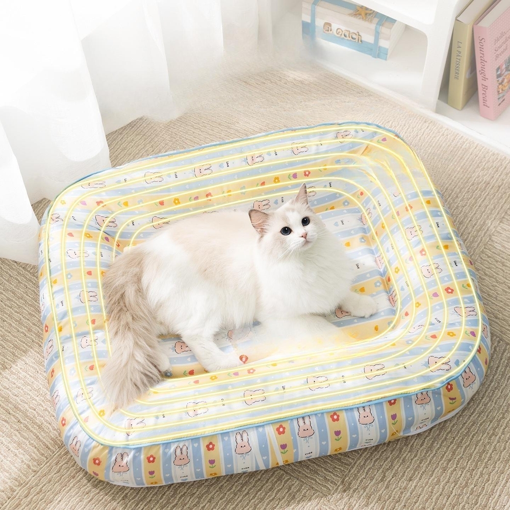 반려동물 방석 사계절용 방수 매트 침대 고양이 강아지 쿠션 커버분리 M - 상세 이미지 3