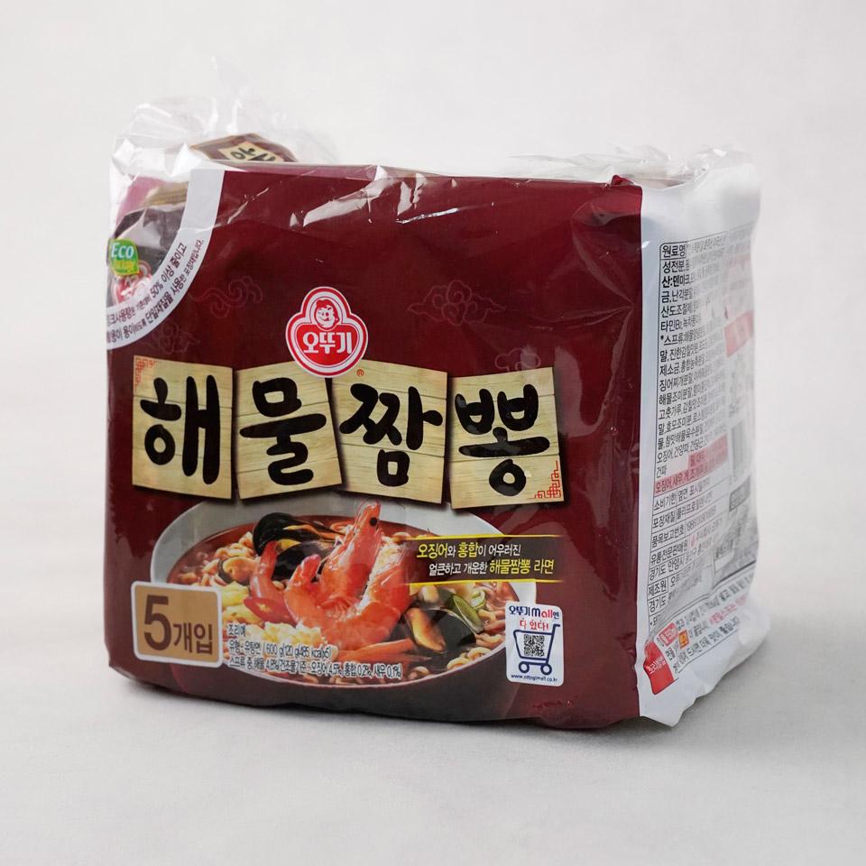 메가마트 오뚜기 해물짬뽕 멀티 120gx5 - 상세 이미지 2