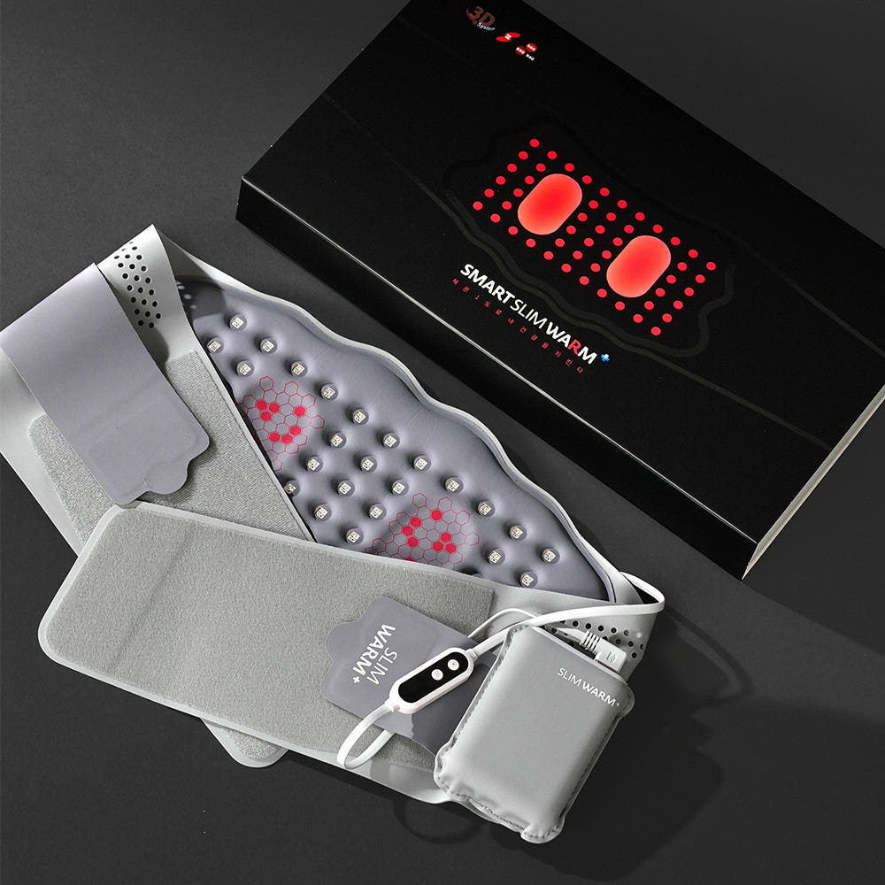 허리찜질기 근적외선 LED 온열찜질 배 원적외선 복부 슬림웜 생리통 웰나우