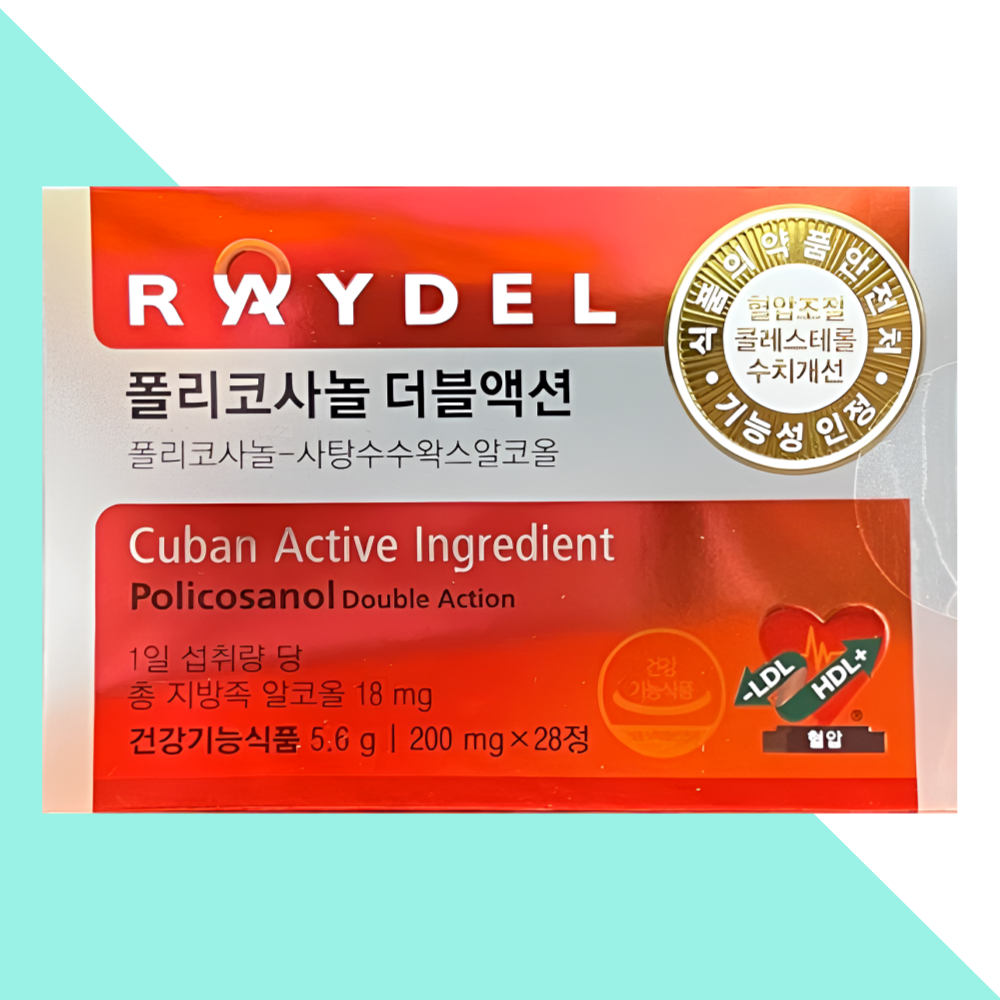 레이델 폴리코사놀 더블액션 HDL LDL 케어 28정X1개