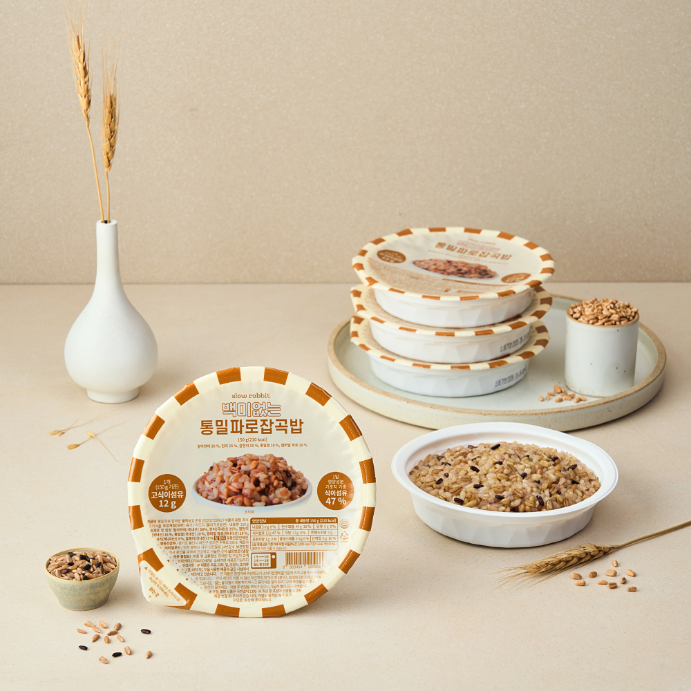 슬로우래빗 백미없는 통밀파로 잡곡밥 150g, 10개 - 상세 이미지 3