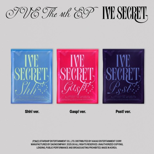 IVE 아이브 THE 4th EP IVE SECRET 포토북 랜덤 - 상품 이미지