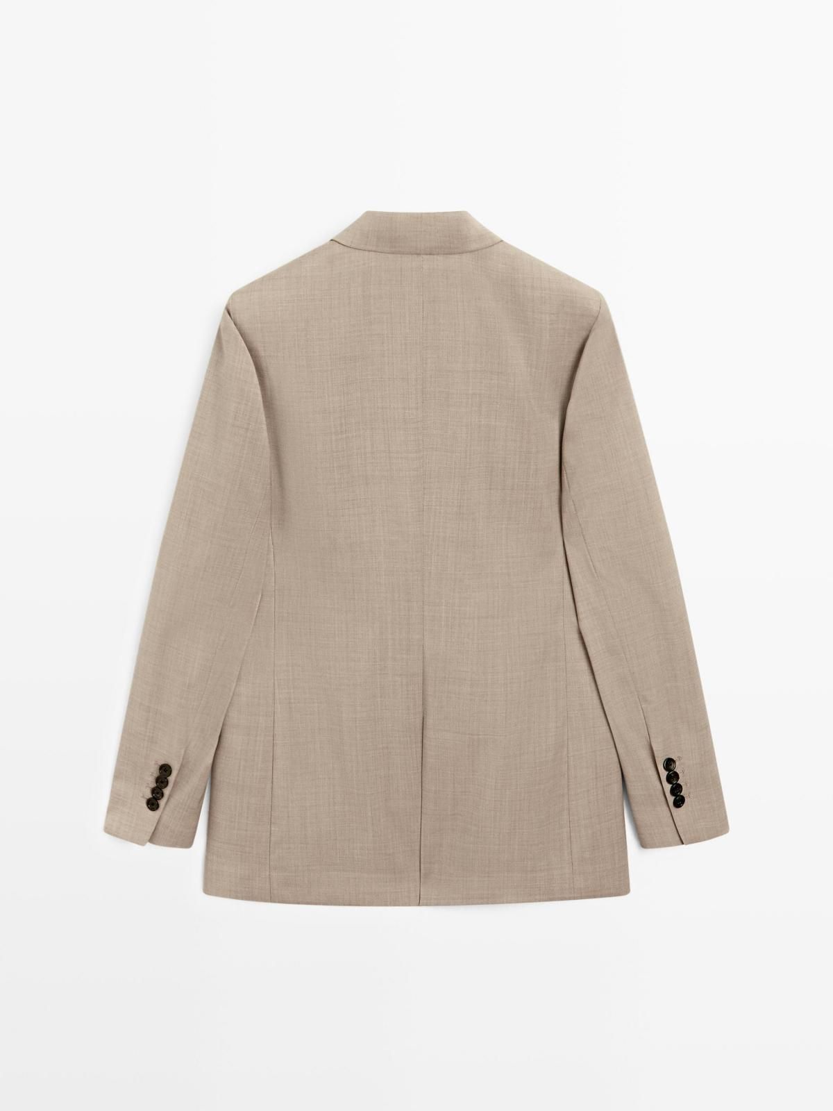 마시모두띠 프리미엄 울 더블브레스트 블레이저 6032/681 BEIGE - 상세 이미지 4