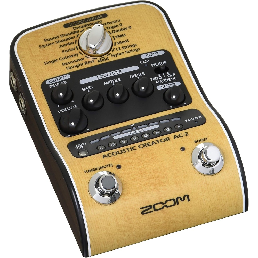 ZOOM AC-2 어쿠스틱 기타 프리앰프 - 상품 이미지