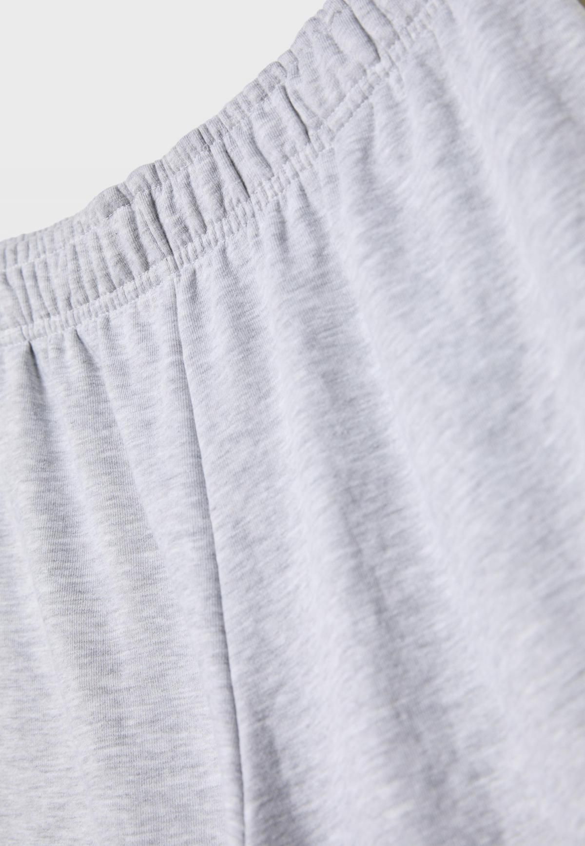 스트라디바리우스 와이드핏 조거 팬츠 그레이 4600/889 GREY MELANGE - 상세 이미지 3