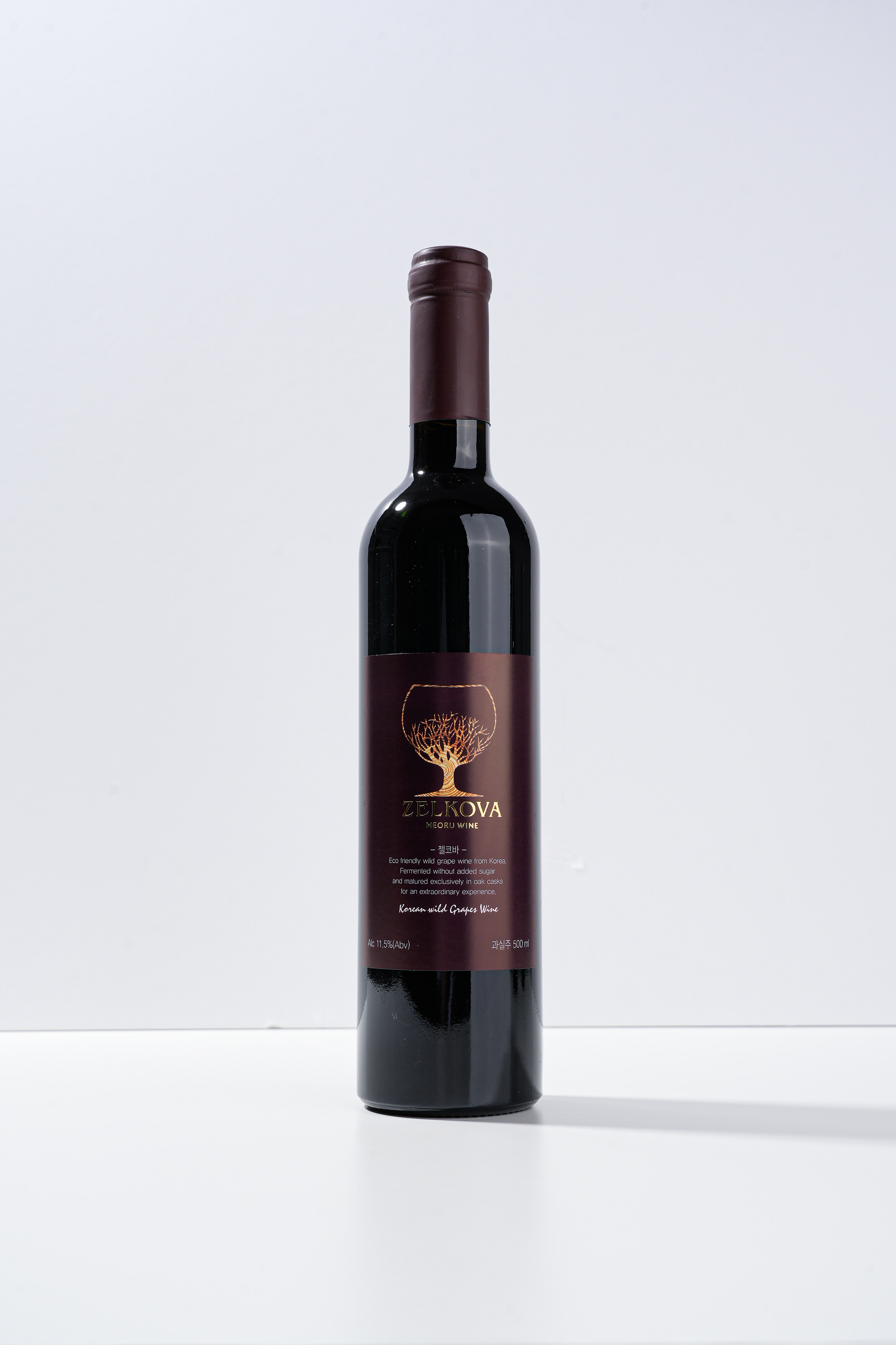 젤코바 머루와인스페셜 2016빈티지 11.5%500ml 무설탕 레드드라이 국산와인 전통주 - 상품 이미지