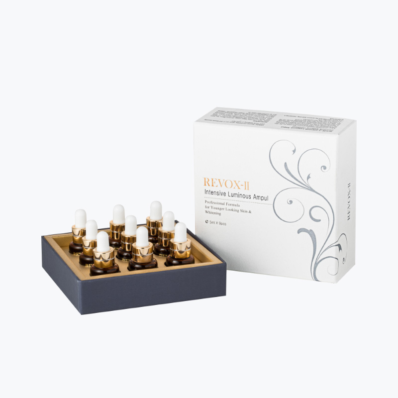 포셀 리복스투 인텐시브루미너스앰플 미백 잡티 화이트닝 색소침착 집중관리 5mL 9개 - 메인 이미지