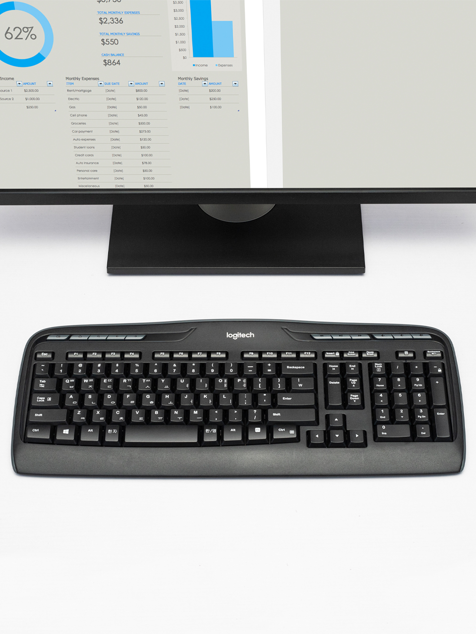 로지텍코리아 공식 MK330R 콤보 무선 키보드 마우스 세트 - 상세 이미지 5