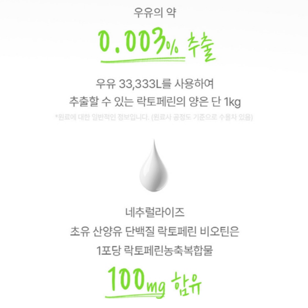 네추럴라이즈 락토페린 글로불린 산양유 비오틴 이미지 8