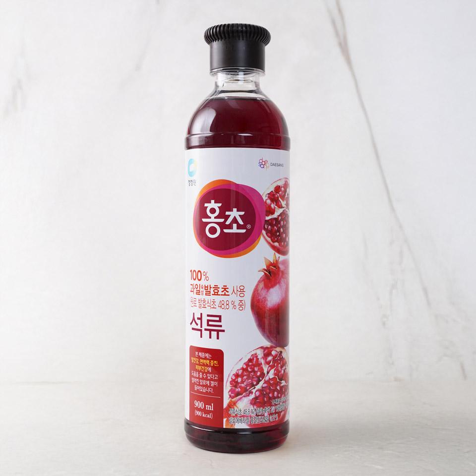 메가마트 대상 청정원 마시는 홍초 석류 900ml - 상품 이미지