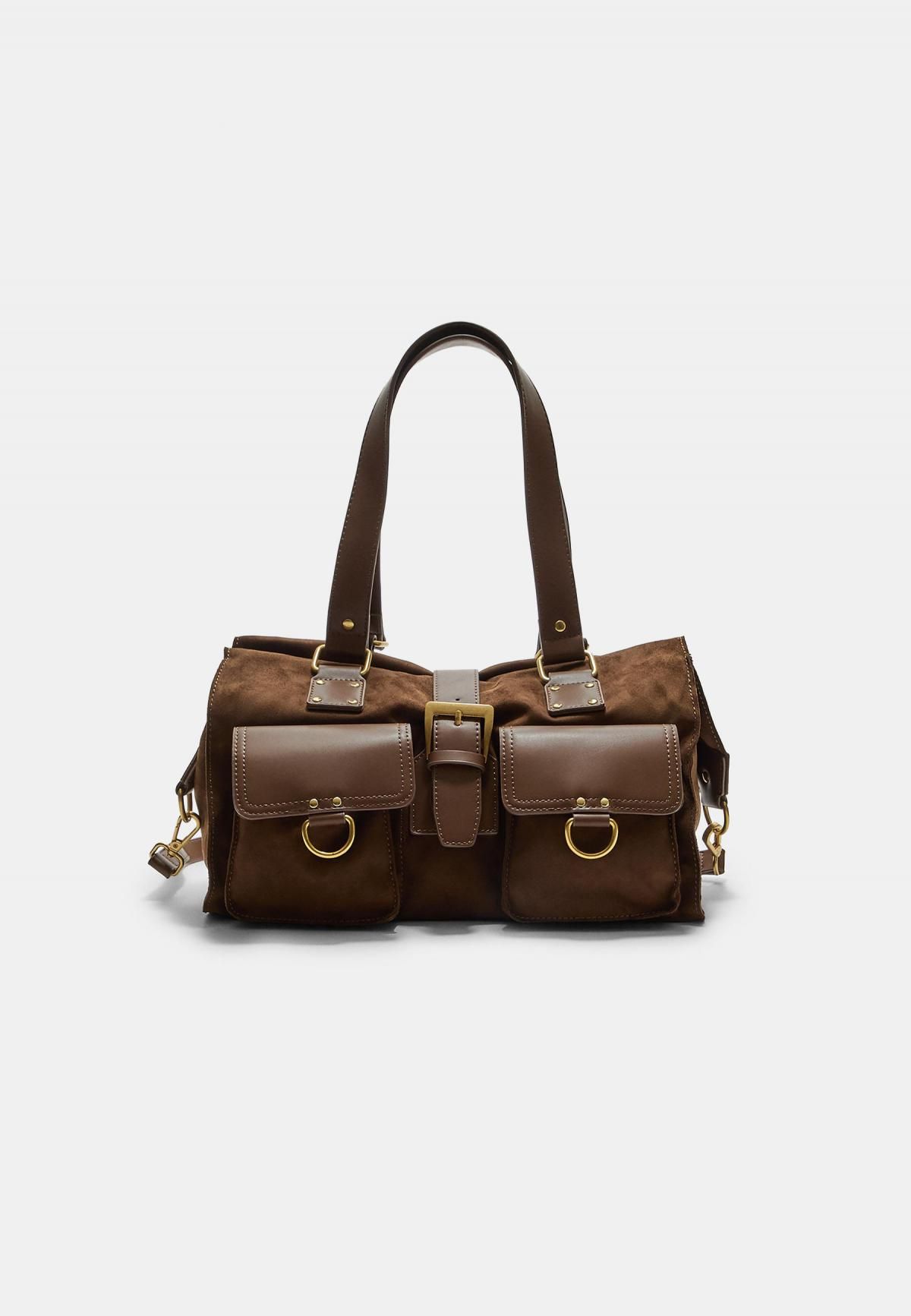 스트라디바리우스 멀티포켓 브라운 숄더백 3630/911 BROWN - 상품 이미지