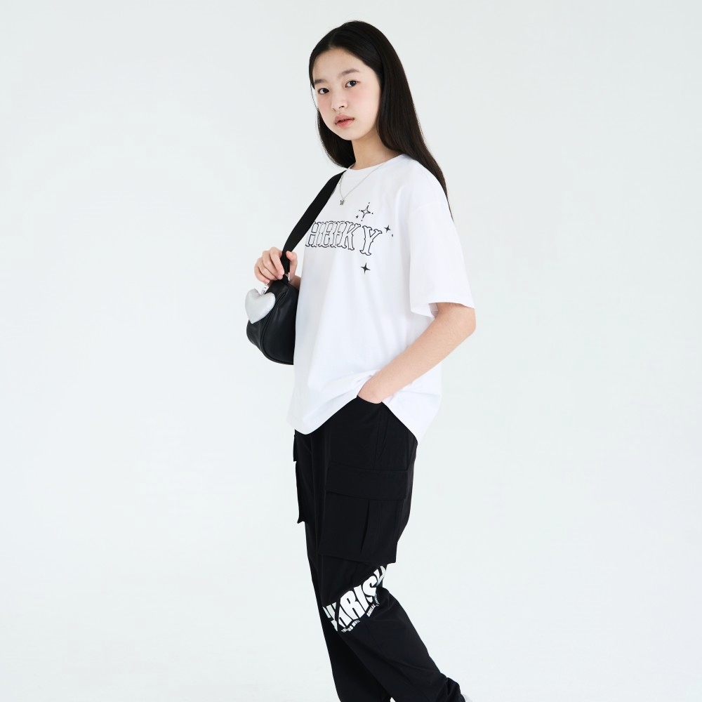 더데이걸 목걸이 박시 티셔츠 TGRA24412 - 상세 이미지 2