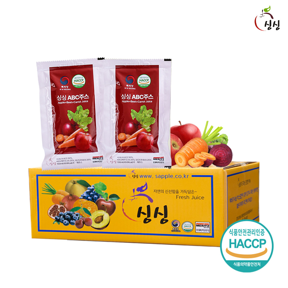 국내산 ABC 쥬스 주스 100ml 60포 1박스 - 상세 이미지 2