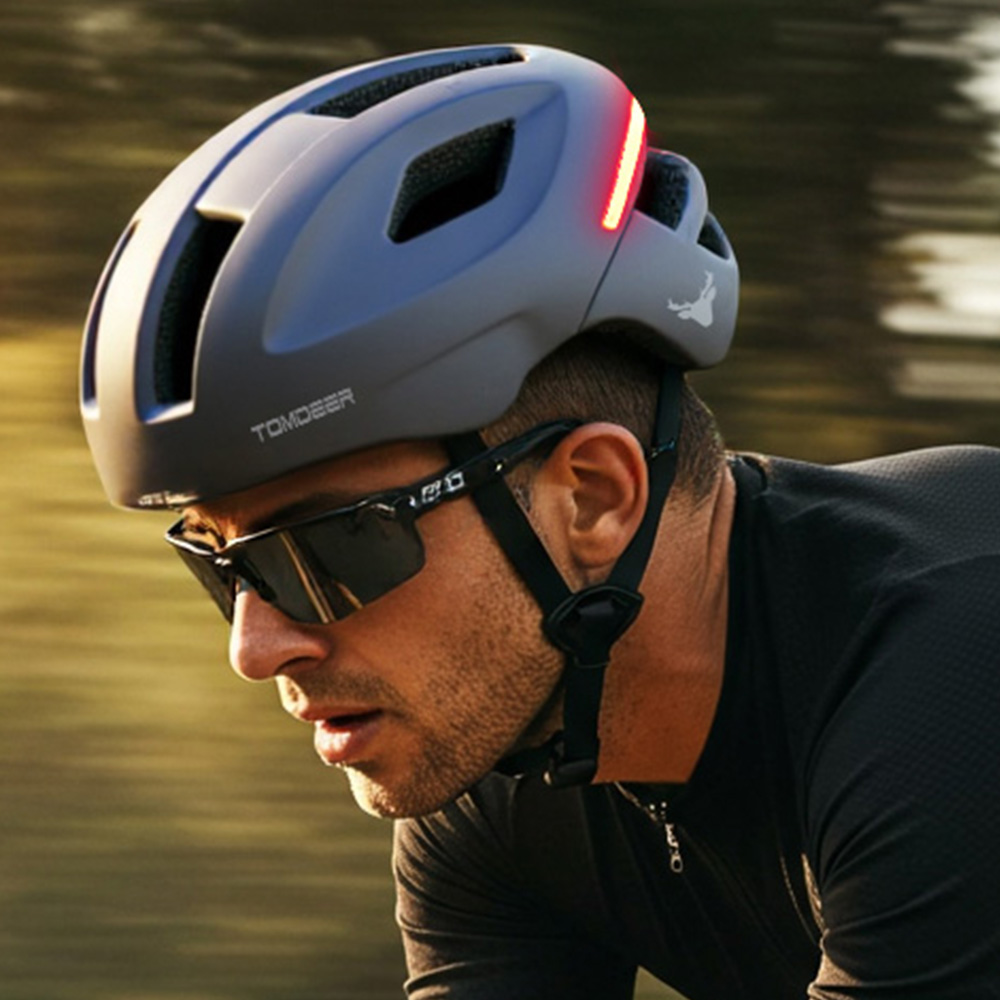 톰디어 소두핏 LED 후미등 킥보드 전기 자전거 헬멧