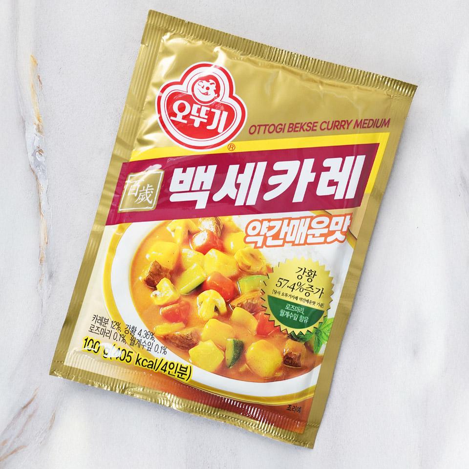 메가마트 오뚜기 백세카레 약간매운맛 분말 100g - 상세 이미지 2