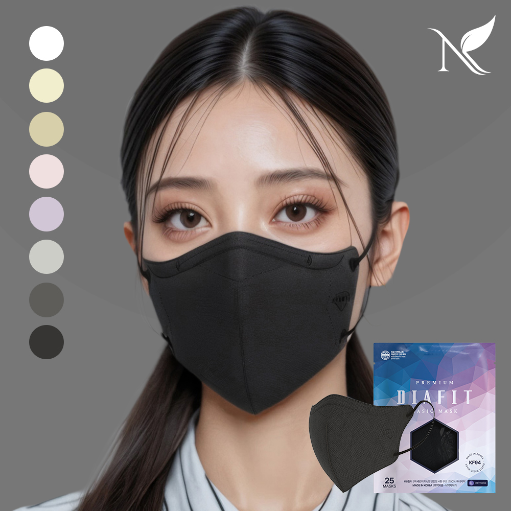 다이아핏 KF94 새부리형 마스크 파우치형 50+50매입