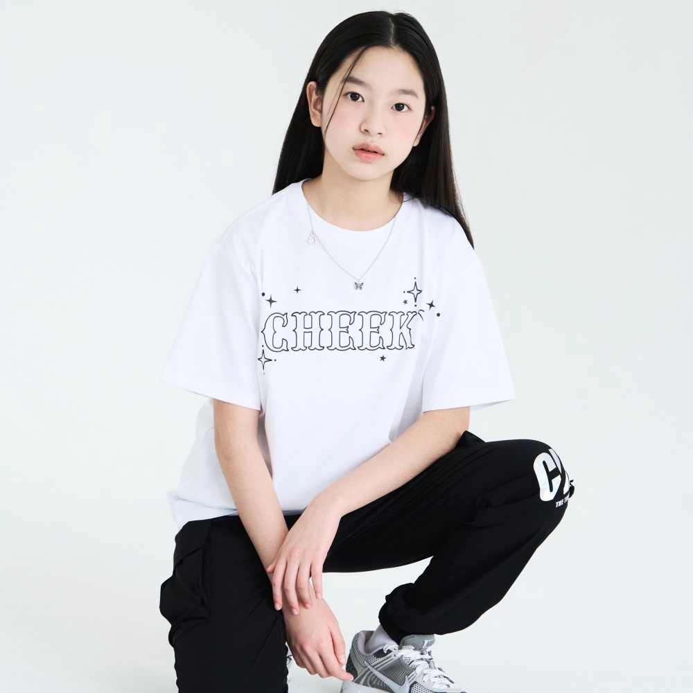 더데이걸 목걸이 박시 티셔츠 TGRA24412 - 상품 이미지