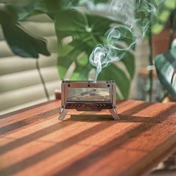 초미니 화목 난로 감성 캠핑 불멍 화로대 인센스 스토브 펠렛난로 단일 상품