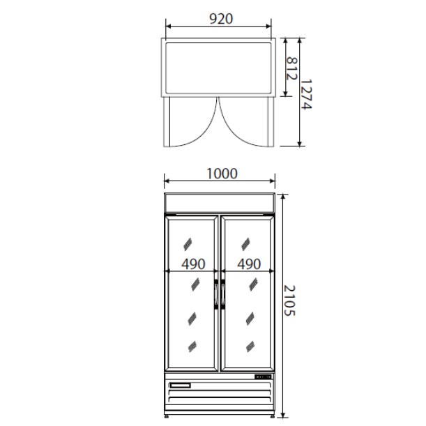 업소용 음료수 쇼케이스냉장고 910L 편의점 마트 주류 냉장쇼케이스