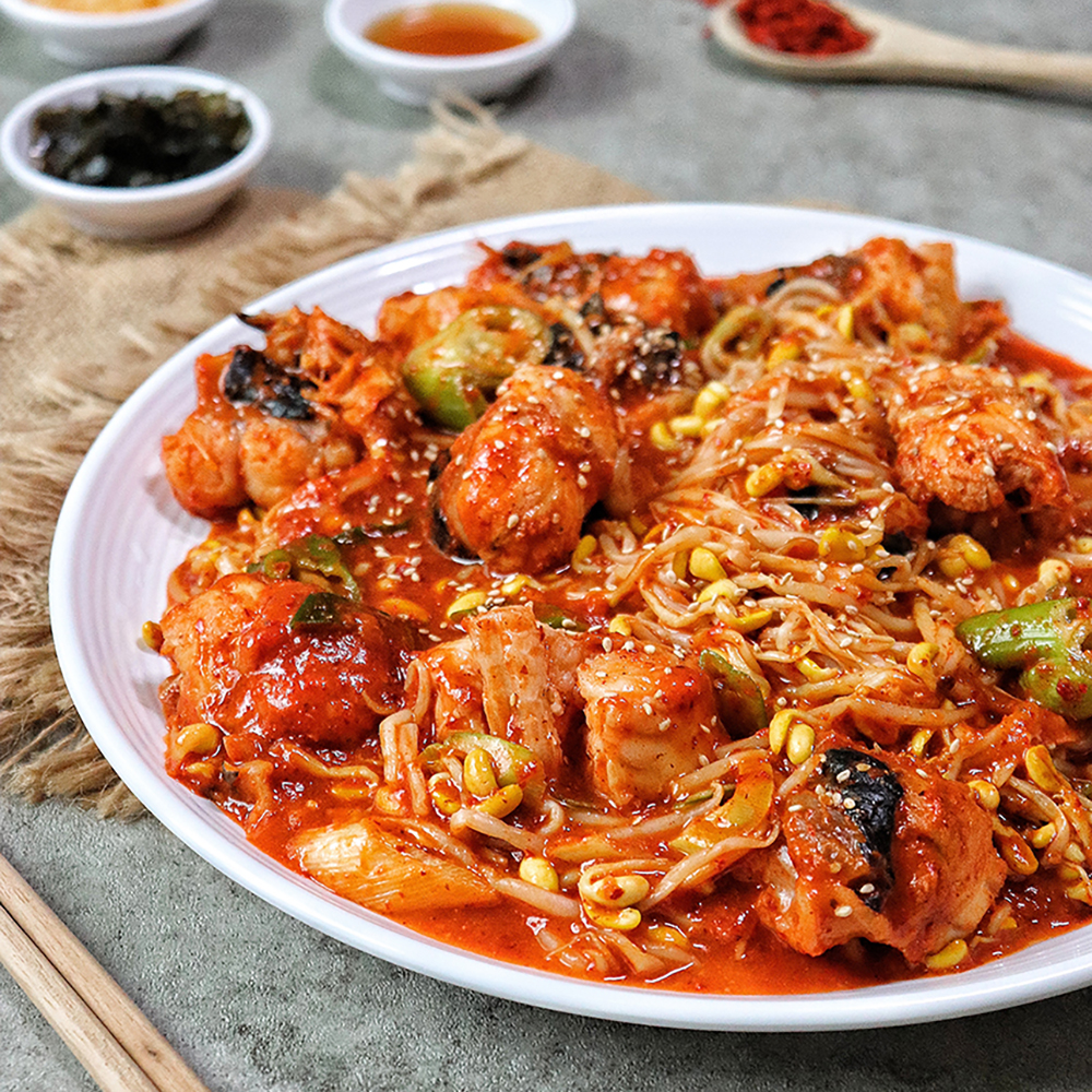 25년 전통 원조 맛집 코끼리아구찜 아귀찜 밀키트 캠핑음식 안주 1.5인분 - 상품 이미지