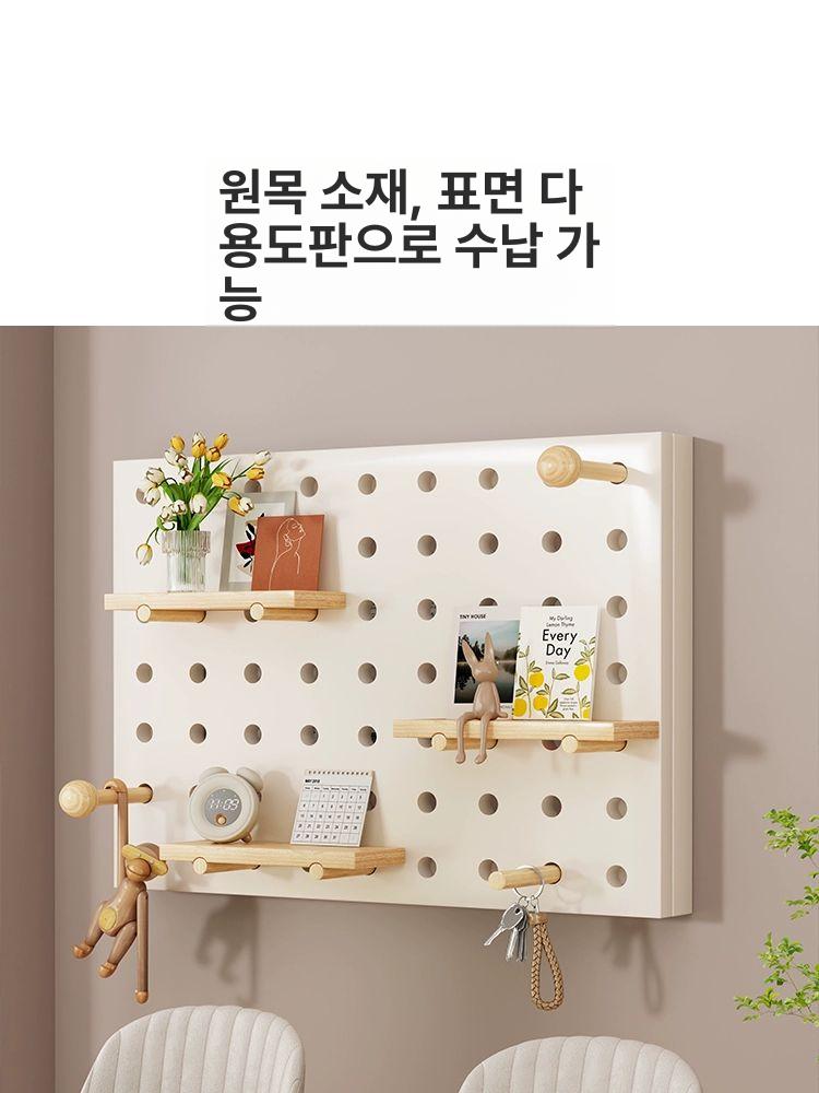 솔비에 월패드가리개 배전함 두꺼비집가리개 무타공 커버 분전함 가림막 액자  북유럽풍 화이트 17mm두께 가로형 40x30 수납32x22 - 상세 이미지 5