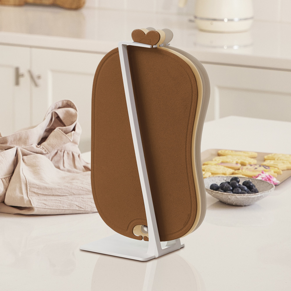 이놀 FDA통과 TPU 안심 도마 안전건조대 4종세트 (선물패키지) 칼집 안나는 항균도마