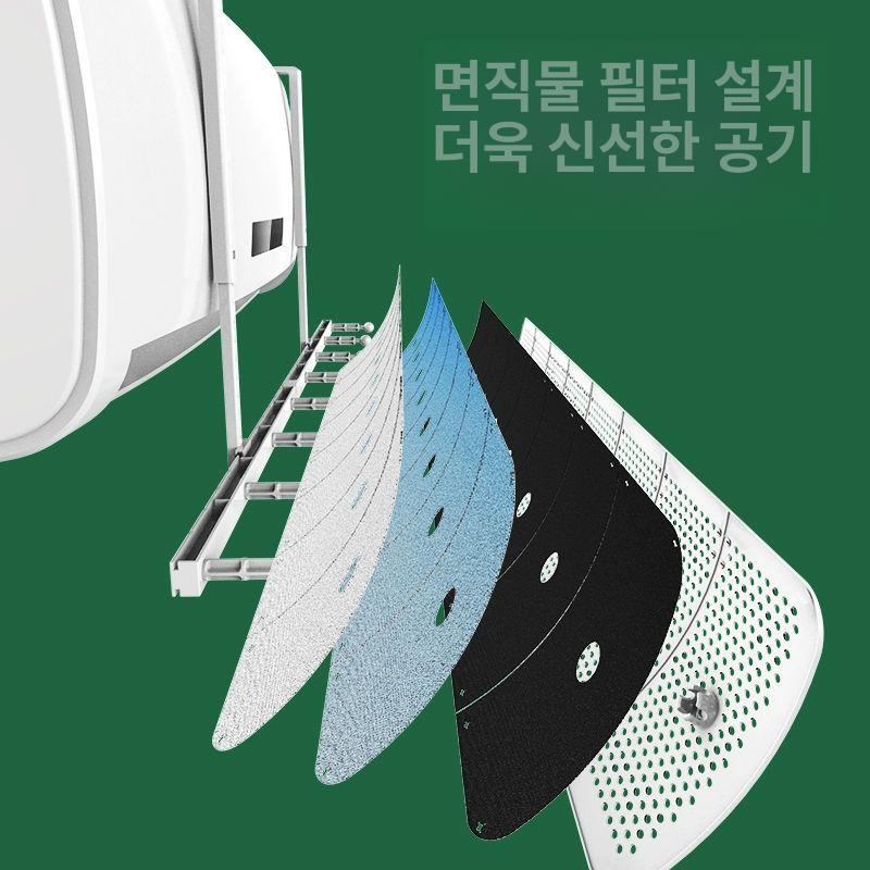 벽걸이에어컨 바람 방향 고급형 천장형 공용 아이보리-기본형 20x90cm - 상세 이미지 4
