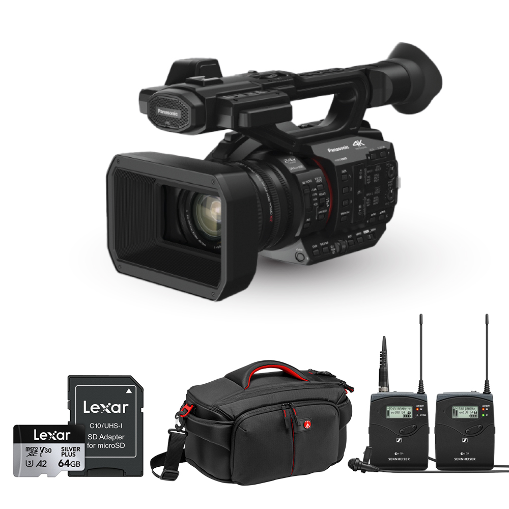 파나소닉 HC-X20GGD 4K 캠코더 핀마이크 마스터 패키지 EW112p - 상품 이미지