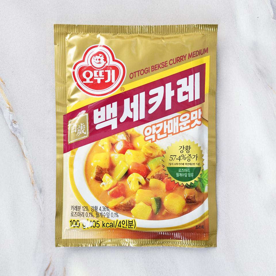 메가마트 오뚜기 백세카레 약간매운맛 분말 100g - 상품 이미지